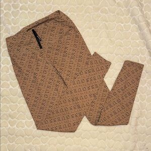 Guess Tan Logo Leggings